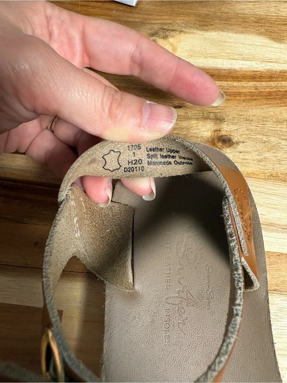Sun Sans Surfer Brown Leather Buckle Sandals